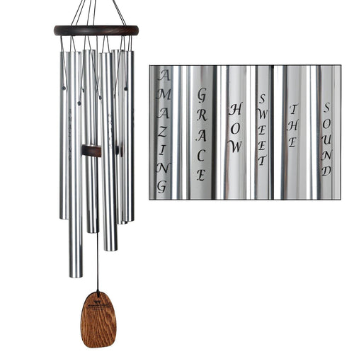 Affirmation Wind Chime, Amazing Grace, 25in - Floral Acres Greenhouse & Garden Centre