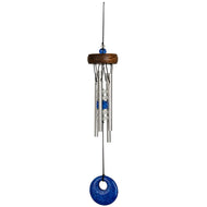Mini Stone Wind Chime, Blue, 10in - Floral Acres Greenhouse & Garden Centre