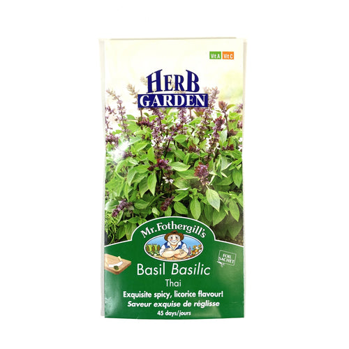 Basil - Thai Seeds, Mr Fothergill's - Floral Acres Greenhouse & Garden Centre