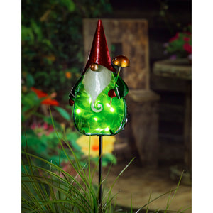 Secret Solar Gnome Garden Stake, 36in - Floral Acres Greenhouse & Garden Centre