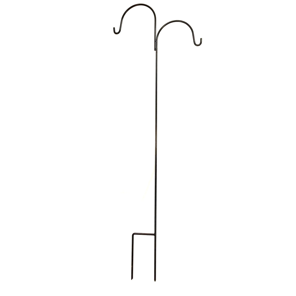 Shepherd's Hook, Double, Black, 79in