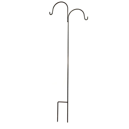 Shepherd's Hook, Double, Black, 79in