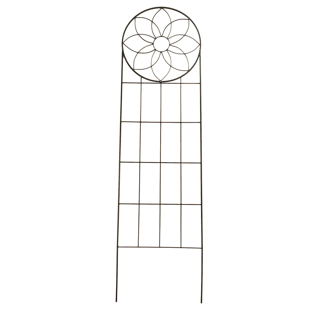 Lotus Trellis, Black, 72in x 20in