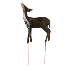 Metal Deer Family Garden Stake, Doe