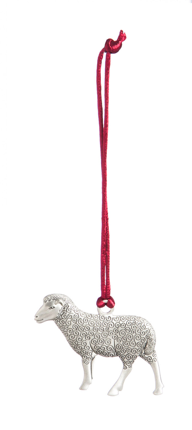 Pewter Farm Friends Tree Ornament, 4 Assorted