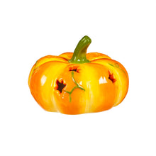 Load image into Gallery viewer, LED Ceramic Pumpkin Table Decor
