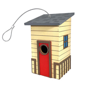 Wooden Winter Themed Bird House, 3 Styles