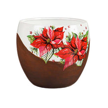 Load image into Gallery viewer, Pot, 8in, Terracotta, Assymetrical Glaze &amp; Decal
