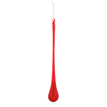 Load image into Gallery viewer, Glass Long Drop Ornament, Red/Gold, Set of 6
