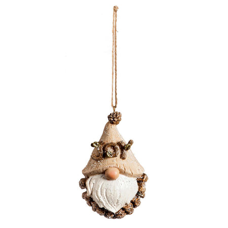Polyresin Woodland Gnome Ornament, 2 Styles