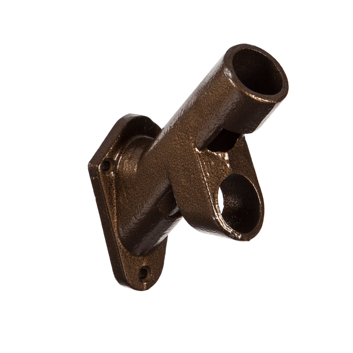 Cast Iron 2-Position Flag Bracket, Bronze