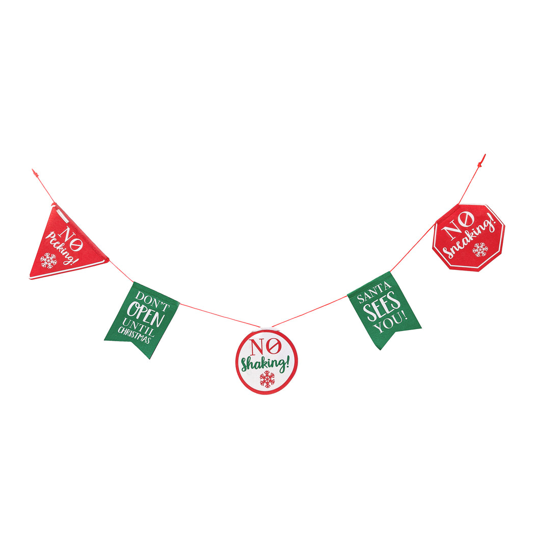 Gift Rules Banner Tree Garland, 36in