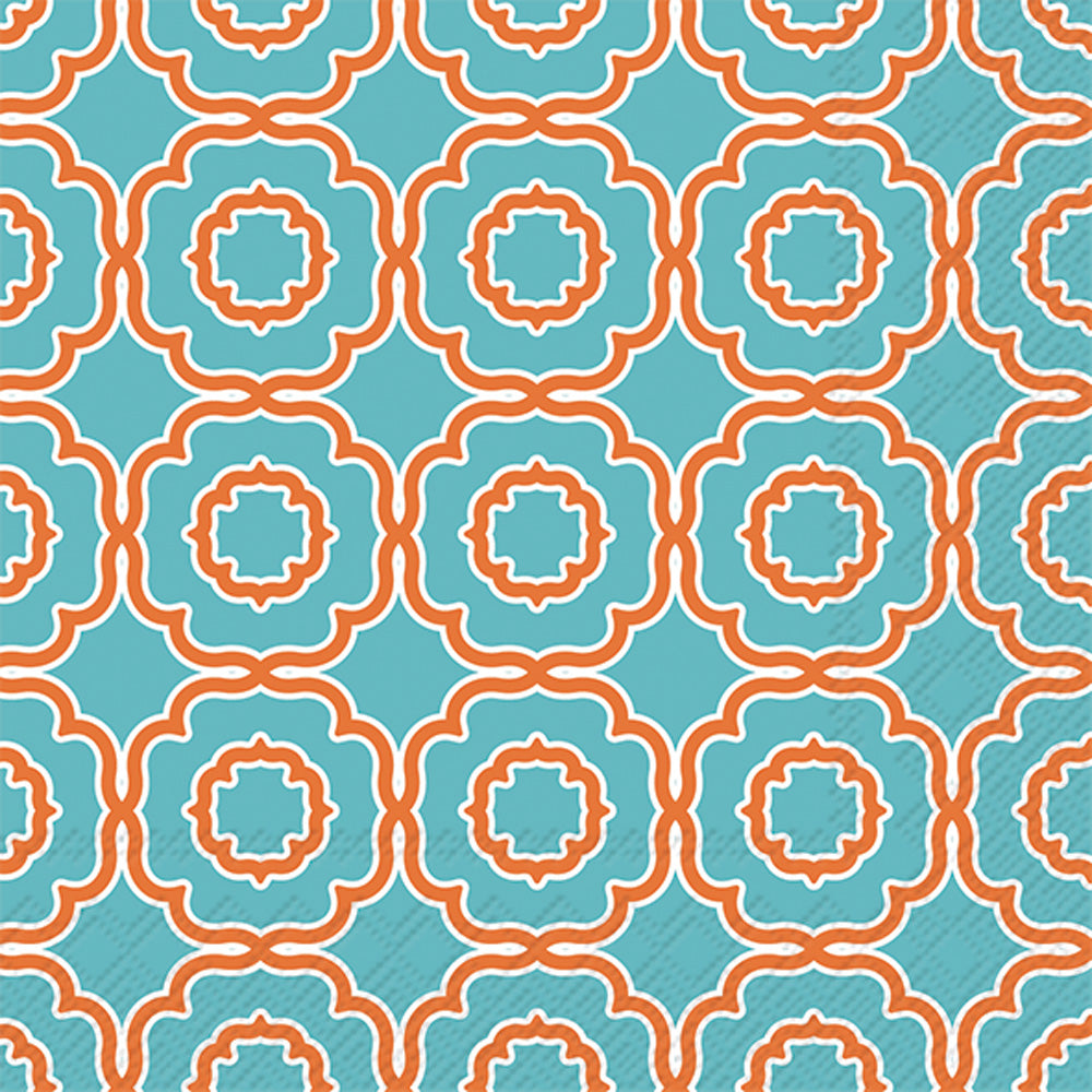 Paper Cocktail Napkin, 20 Count, Lauren Blue