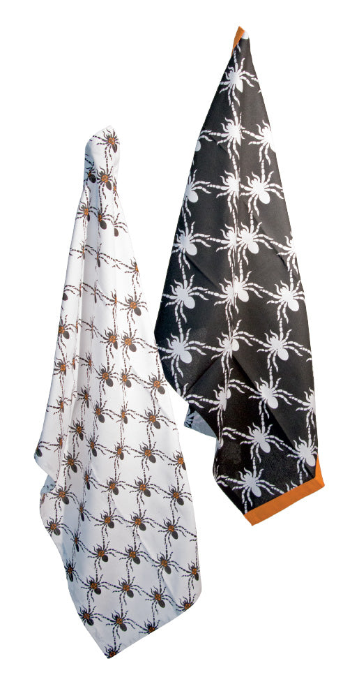 Tea Towel, Cotton, Spiders Set of 2