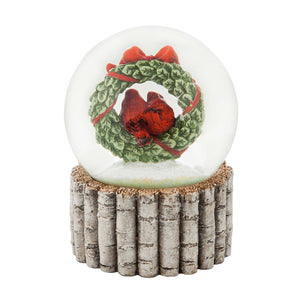 Polystone Cardinals and Wreath Water Globe