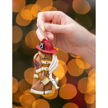 Load image into Gallery viewer, Polyresin Firefighter&#39;s Coat Ornament
