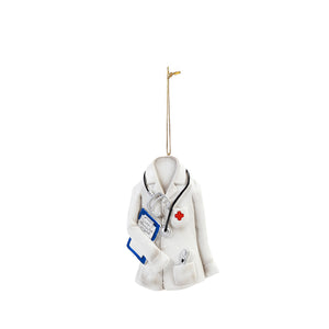 Polyresin Doctor's Coat Ornament