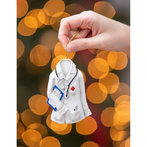 Polyresin Doctor's Coat Ornament