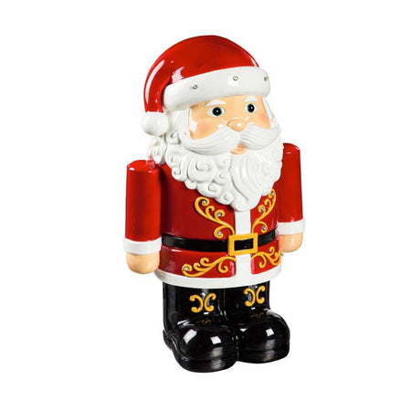 LED Shortie Garden Statue, Santa, 18in