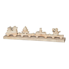 Load image into Gallery viewer, Wood Christmas Train Decor, 22in
