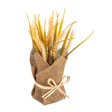 Load image into Gallery viewer, Heather &amp; Wheat Burlap Pot Decor, 2 Styles
