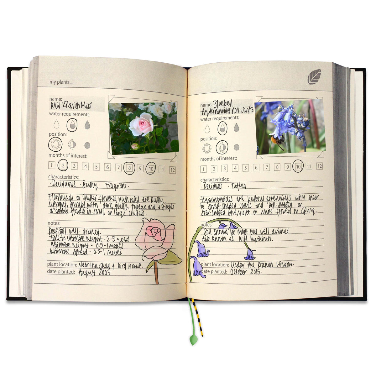 My Gardening Handbook Reference Book, Black