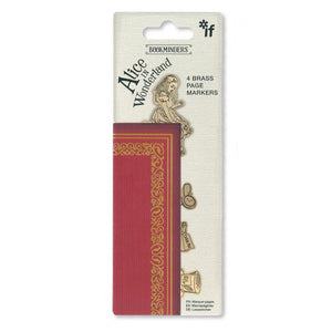 Bookminders Brass Bookmarks, Set of 4