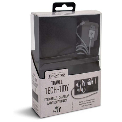 Bookaroo Travel Tech-Tidy Case/Organizer, Black