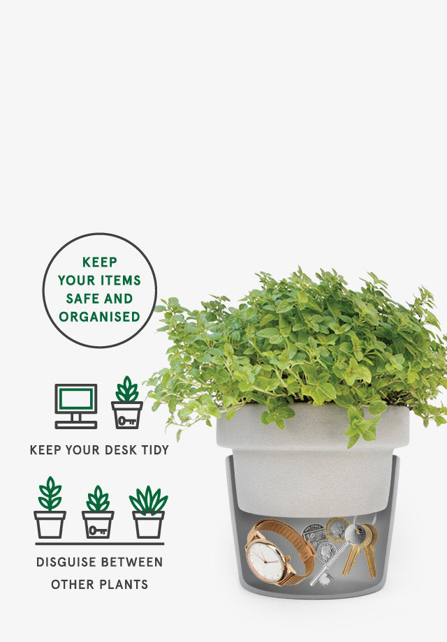 Plant Pot Hideaway Storage Container