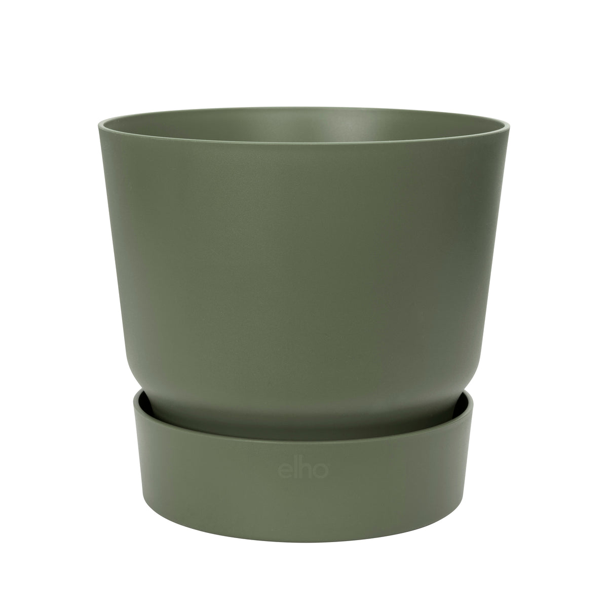 Planter, 6in, Plastic, Greenville Round, Green