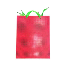 Load image into Gallery viewer, Gift Bag, Paper, Silver Polka Dots, Medium
