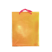 Load image into Gallery viewer, Gift Bag, Paper, Silver Polka Dots, Medium
