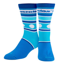Load image into Gallery viewer, Men&#39;s Crew Socks, 8-13, Mentos Stripes
