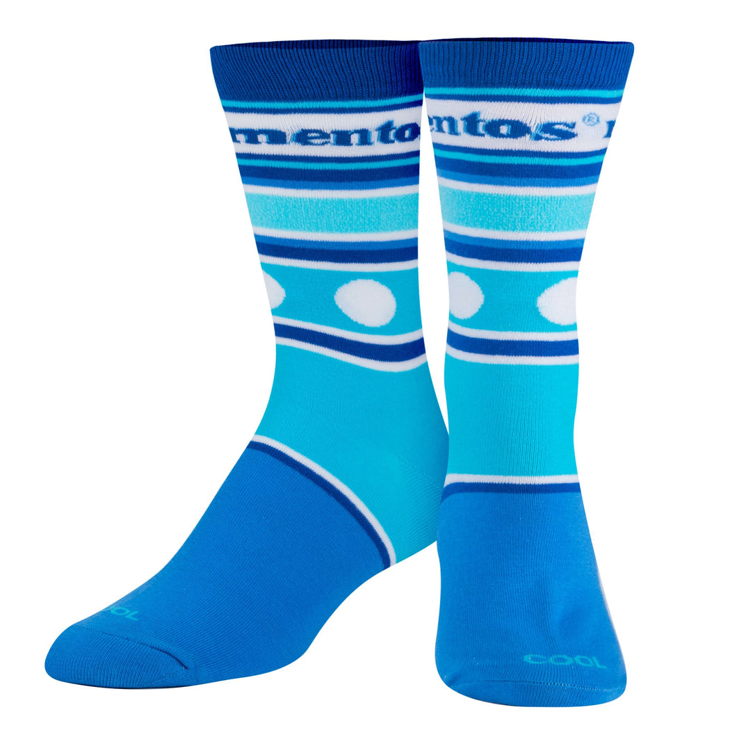 Men's Crew Socks, 8-13, Mentos Stripes
