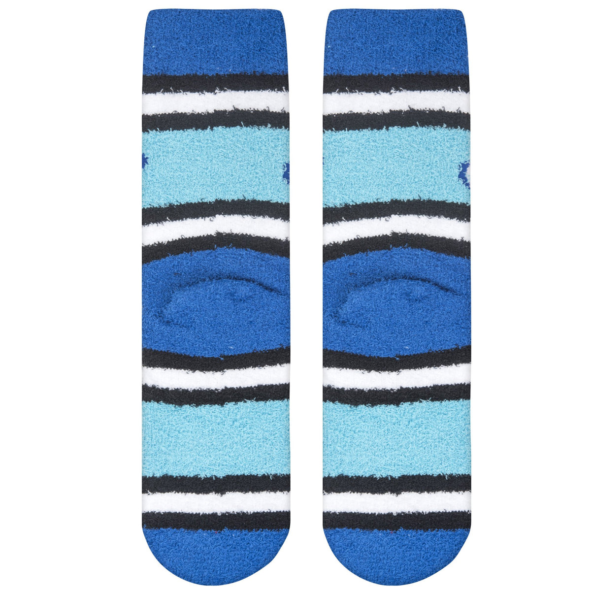Women's Fuzzy Crew Socks, 5-10, Oreo