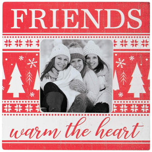 Photo Frame Magnet, Friends Warm the Heart