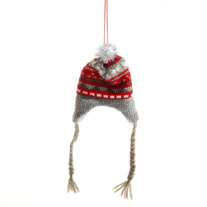 Plush Knit Toque Ornament, 2 Styles