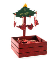 Load image into Gallery viewer, Fir Wood Cardinal Ornament, 4 Styles
