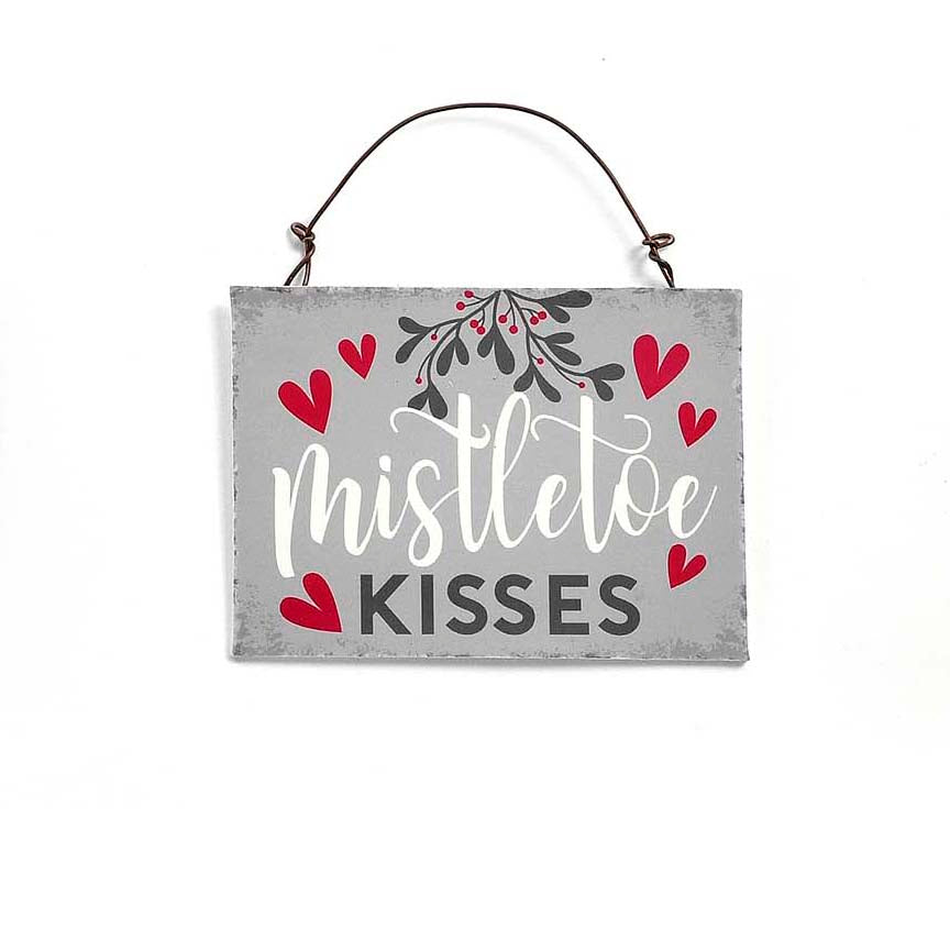 Mini Metal Sign Ornament, 6 Styles