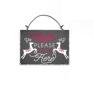 Mini Metal Sign Ornament, 6 Styles