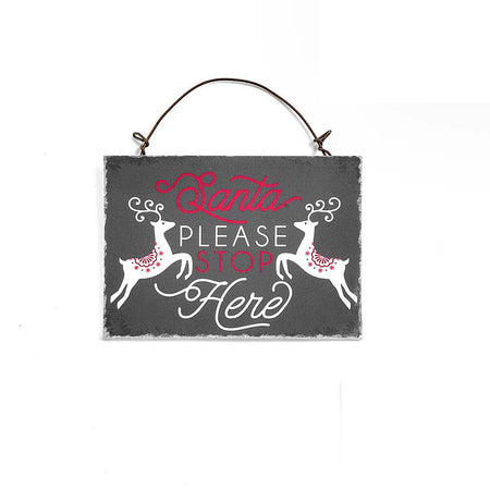 Mini Metal Sign Ornament, 6 Styles