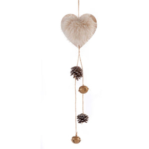Furry Shape Cut-Out Dangling Ornament, 2 Styles