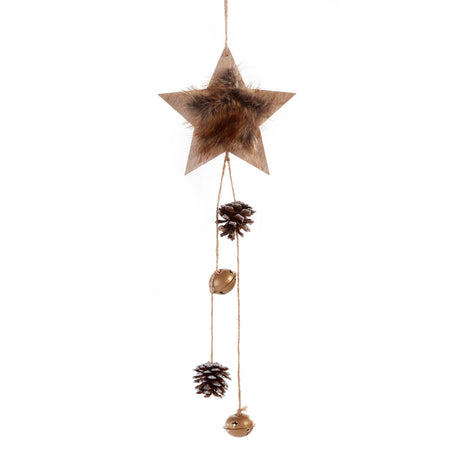 Furry Shape Cut-Out Dangling Ornament, 2 Styles