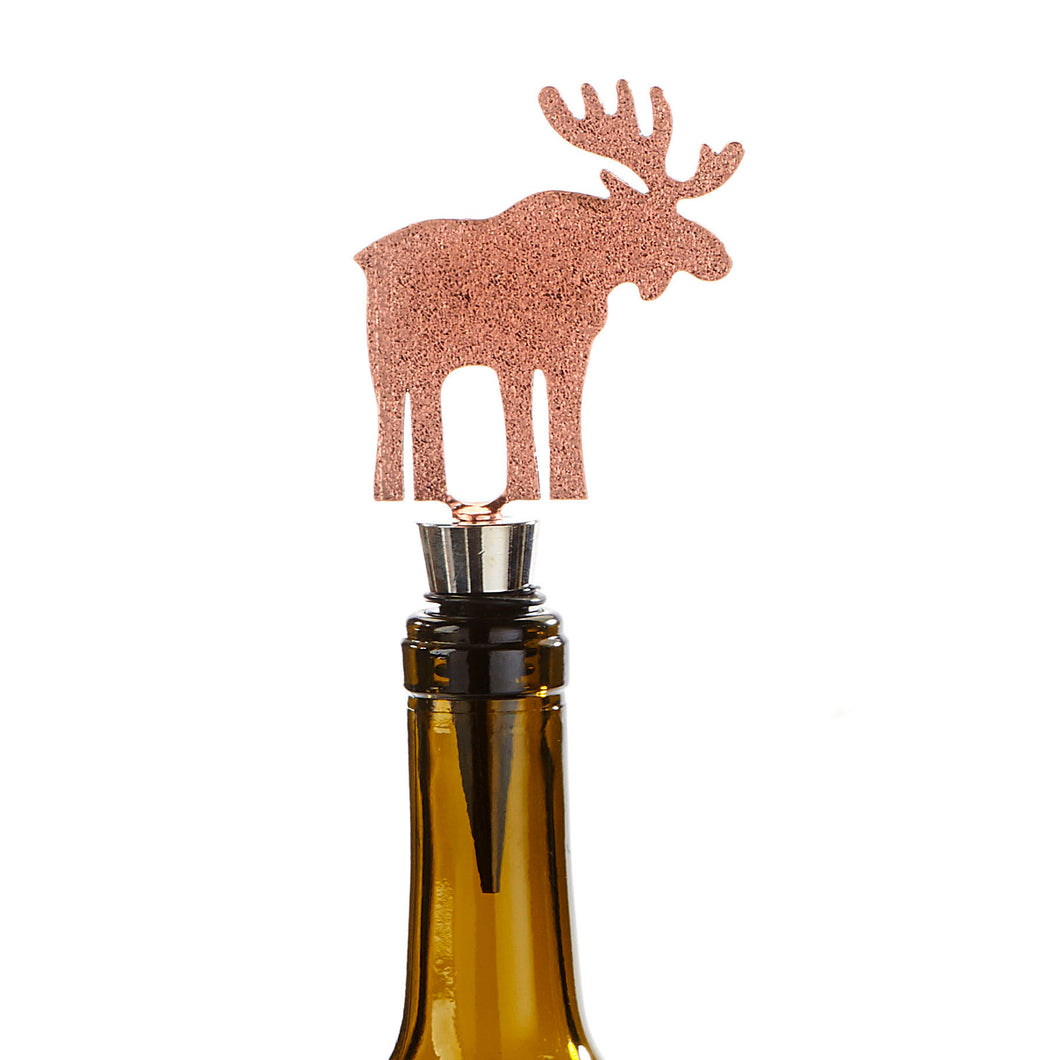 Copper Forest Friends Bottle Stopper, 4 Styles