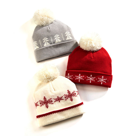 Scandi Print Christmas Toque, 3 Styles