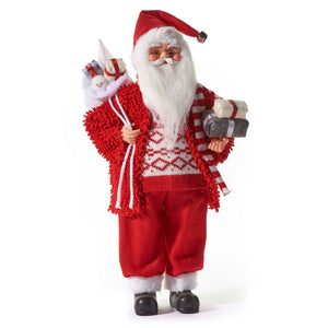 Nordic Standing Santa Figurine, 18in