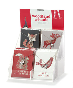 Woodland Friends Christmas Necklace, 4 Styles