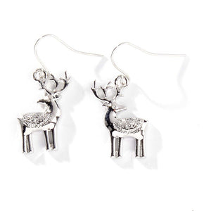 Earrings, Drop, Woodland Friends Christmas