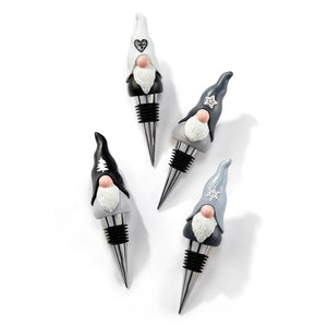 Polystone Nordic Gnome Bottle Stopper, 4 Styles