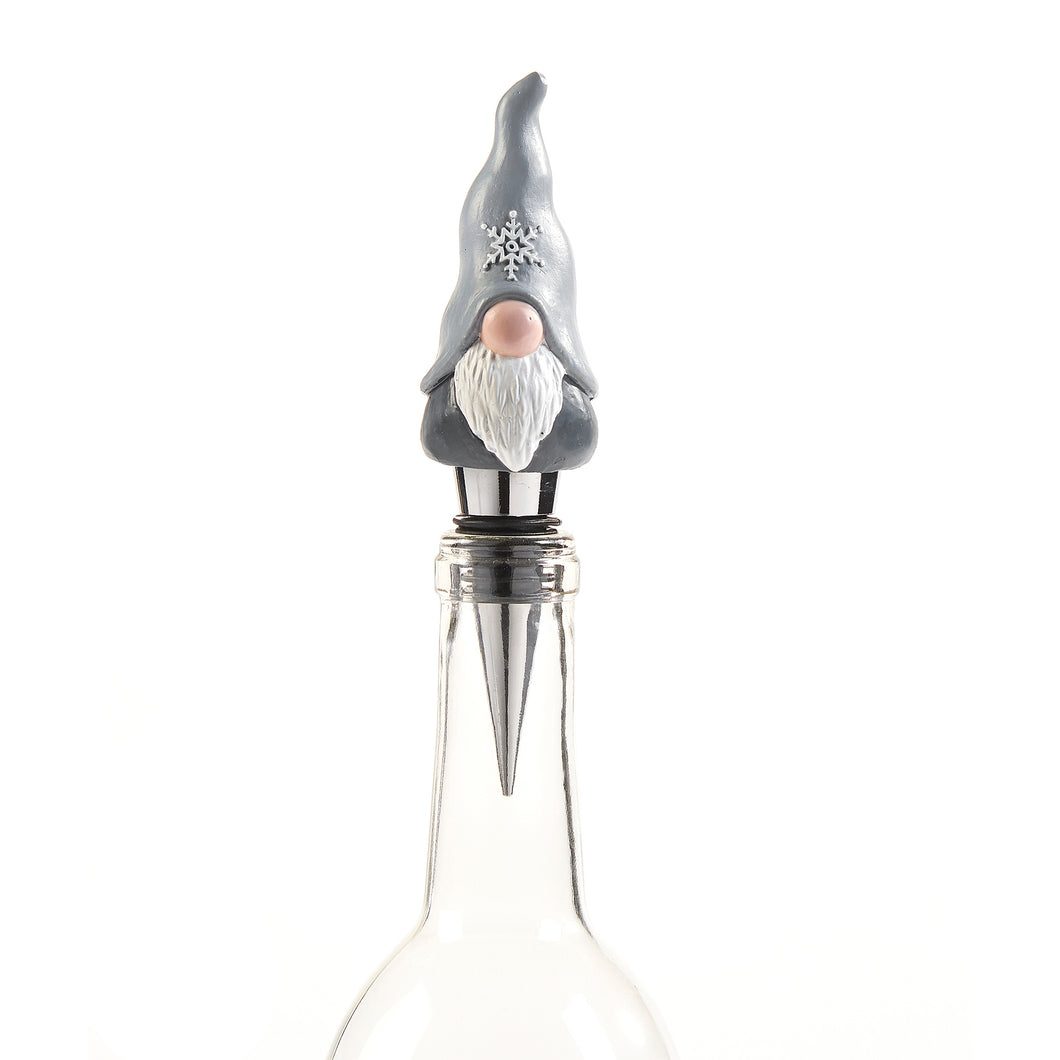 Polystone Nordic Gnome Bottle Stopper, 4 Styles